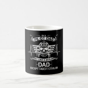 Mug Avion Pilote Papa Juste Normal Mais Beaucoup Glaci