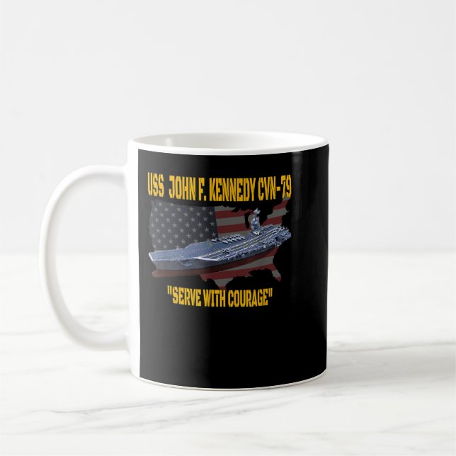 Mug Avion USS John F. Kennedy CVN79 Vétérinaire (Gauche)
