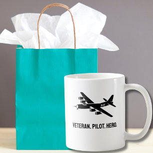 Mug Avion Vintage 2ème guerre mondiale B-17 - Pilote v