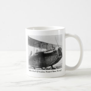 Mug Avion vintage et pilotes de biplan