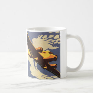 Mug Avion Vintage voyage et de transport