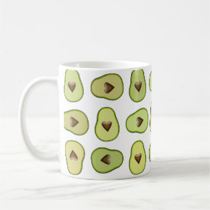 Mug Avocado Heart Fruit santé sur mesure