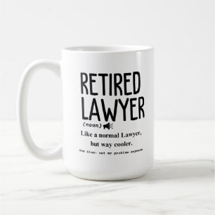 Mug Avocat à la retraite