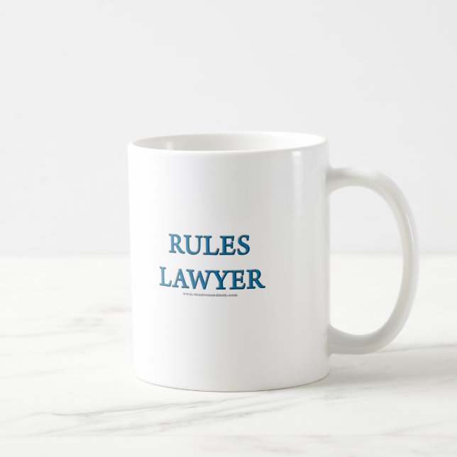 Mug Avocat de règles (Droite)