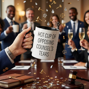 Mug Avocat drôle Larmes de l'avocat adverse Droit