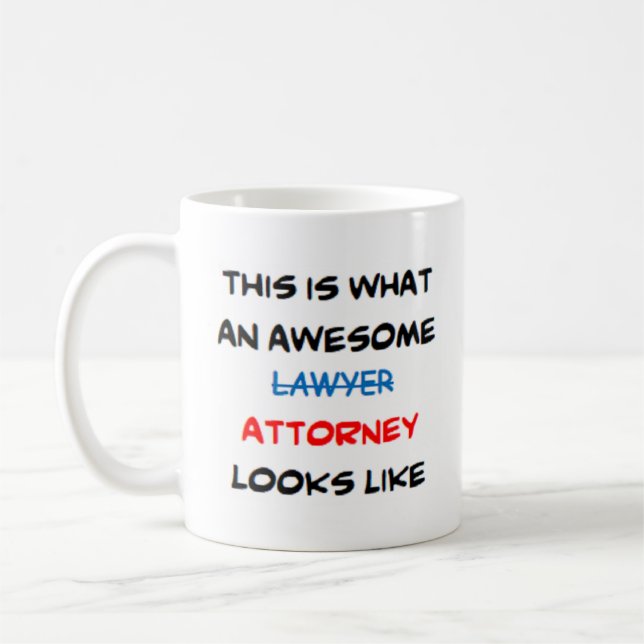 Mug avocat, génial (Gauche)