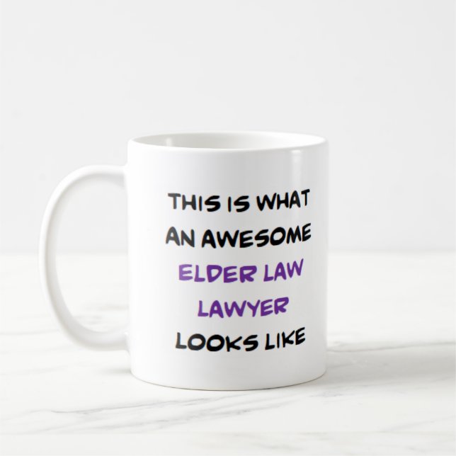 Mug avocat, grand (Gauche)