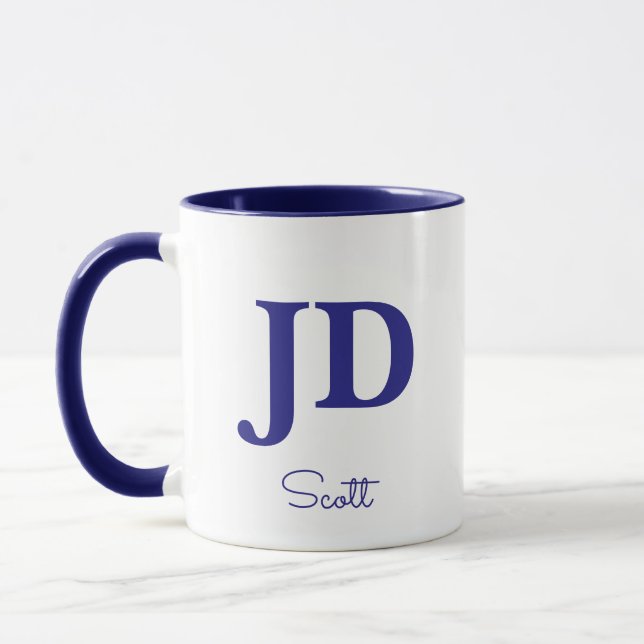 Mug Avocat Mignon Diplômé de JD Nom Personnalisé Café (Gauche)