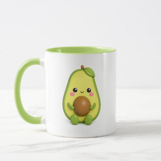 Mug Avocat Mignon Kawaii | Tasse Café Fruit Adorab