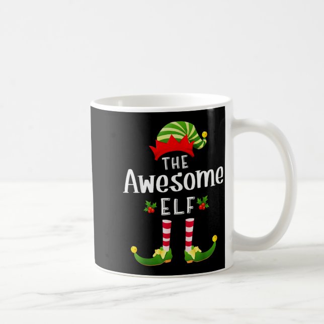 Mug Awesome Christmas Elf Matching Pajama X-mas Party  (Droite)