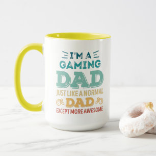 Mug Awesome Jeu Papa Fête des pères Drôle Drôle Cadeau