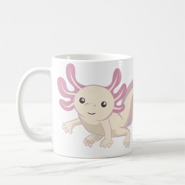 Mug Axolotl adorable petit (Gauche)