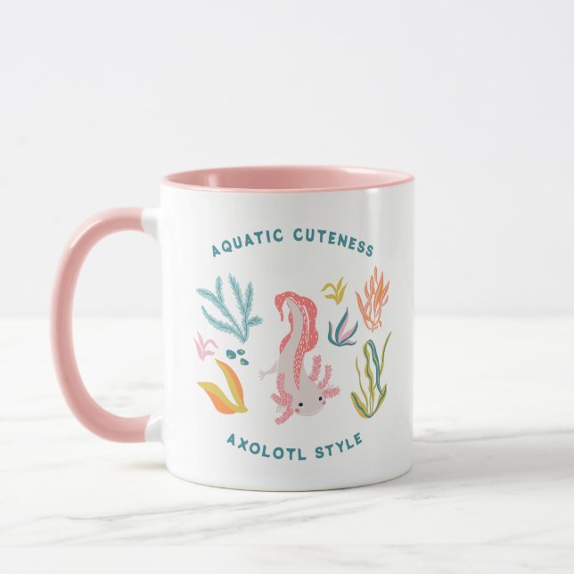 Mug Axolotl de virilité aquatique (Gauche)