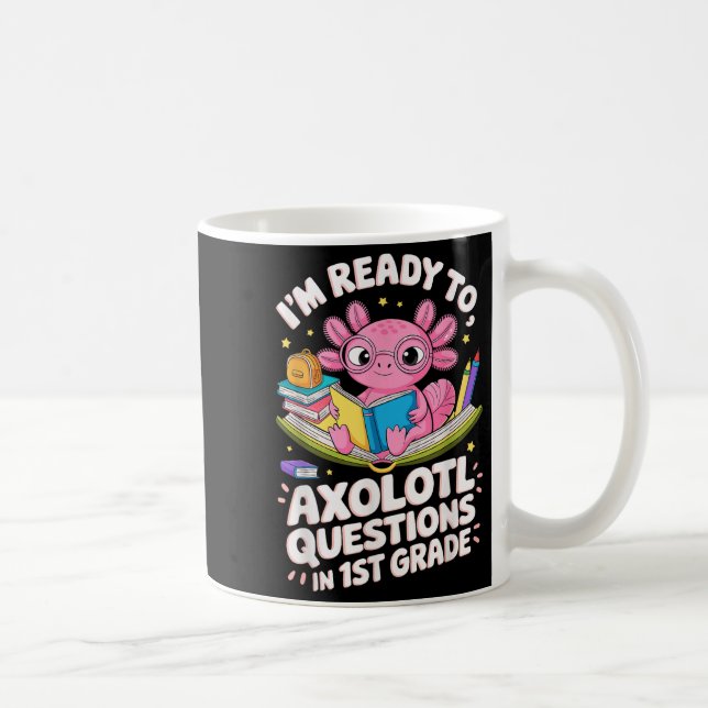 Mug Axolotl Drôle Prêt À Interroger Les Apprenants De  (Droite)