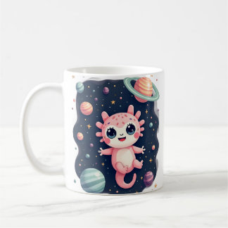 Mug Axolotl Galactique Espace Cosmique Kawaii - Espace