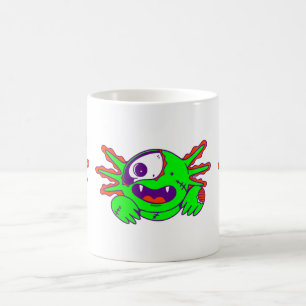 Mug axolotl halloween animal zombie déplaisant