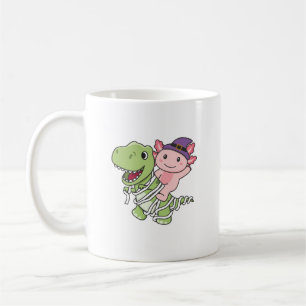 Mug Axolotl Halloween heureux T-rex costume maman