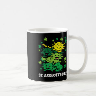 Mug Axolotl Jour de la Saint Patrick mignon animal Sha
