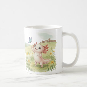 Mug Axolotl Mignon Chassant Papillon