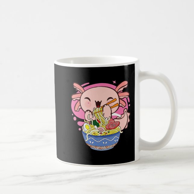 Mug Axolotl Ramen Kawaii Japonais Anime Noodle Venin K (Droite)