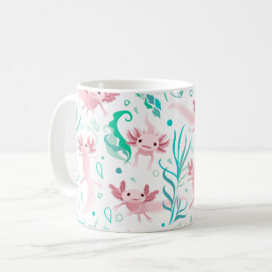 Mug Axolotta rose sur la boue blanche