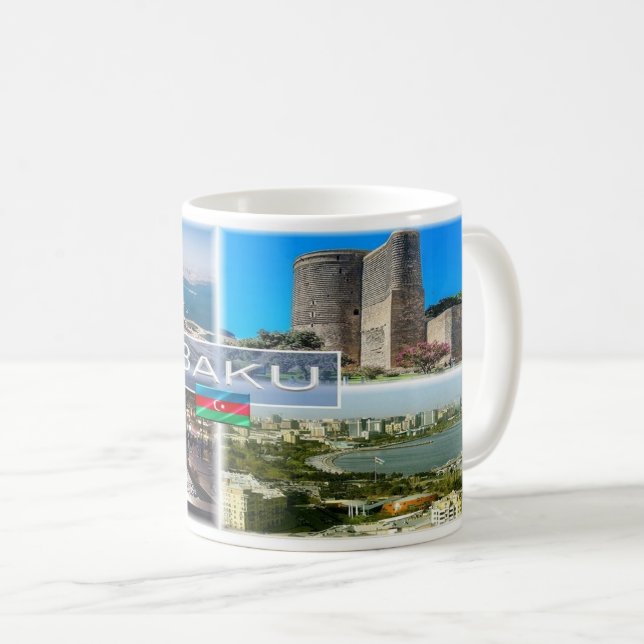 Mug Azerbaïdjan - Bakou - (Devant droit)