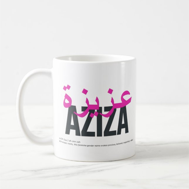 Mug Aziza Nom Signification et Prononciation (Gauche)