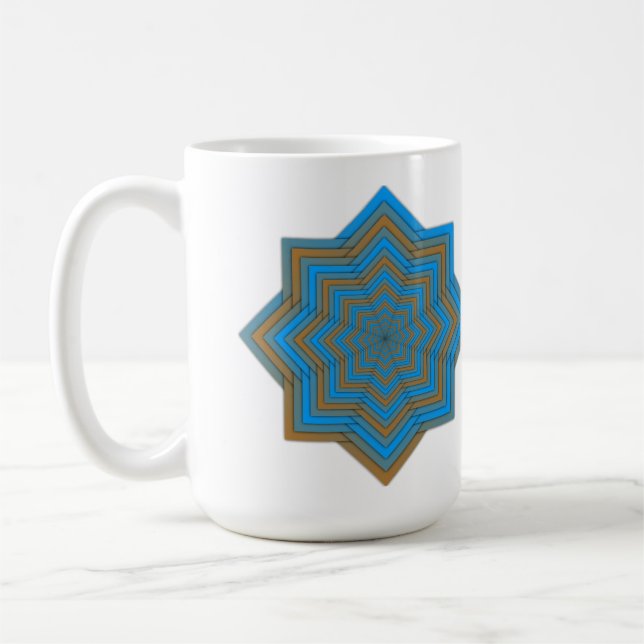 Mug Azure and Ember Star (Gauche)