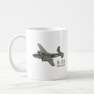 Mug B-25 Mitchell Bomber moyen de 2ÈME GUERRE MONDIAL