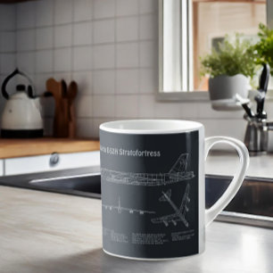 Mug B-52 Stratoforteresse - Plan directeur de l'avion 