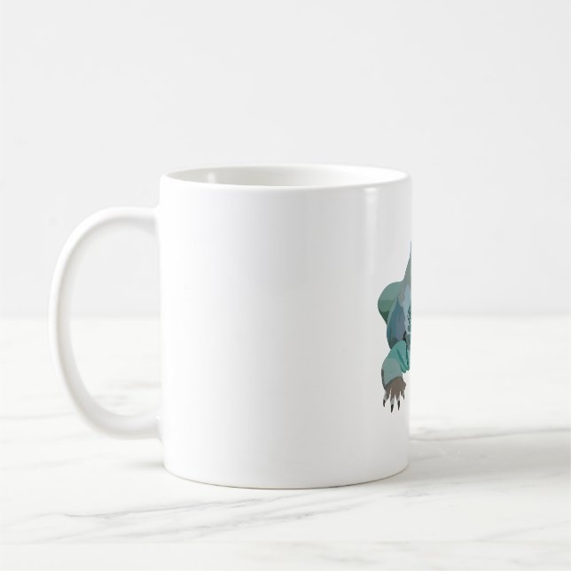 Mug B est pour Blue Iguana (Gauche)