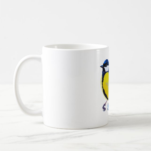 Mug B est pour Blue Tit (Gauche)
