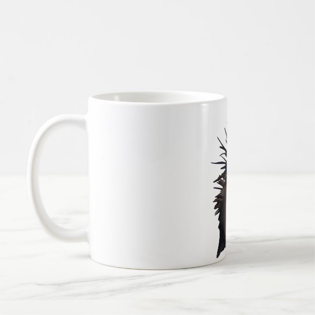 Mug B est pour Cockatoo Palm Noir (Gauche)
