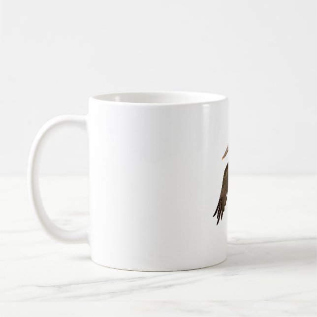 Mug B est pour le pélican Brown (Gauche)