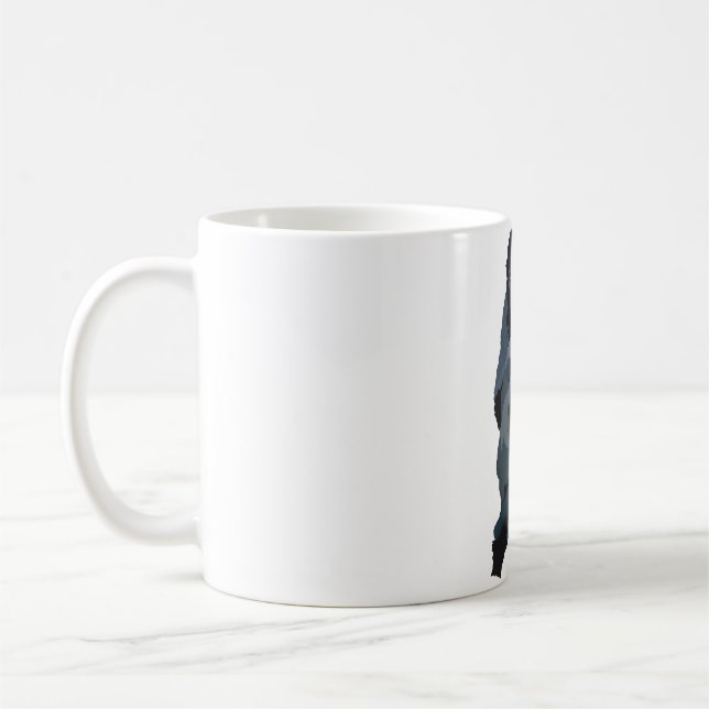 Mug B est pour le singe à tête noire (Gauche)