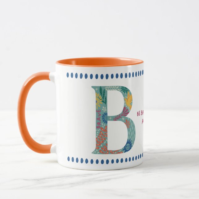 Mug B Musique de monogramme (Gauche)