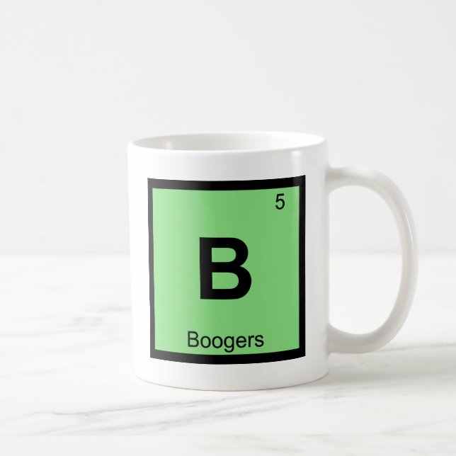 Mug B - Symbole de la table périodique des Boogers Chi (Droite)