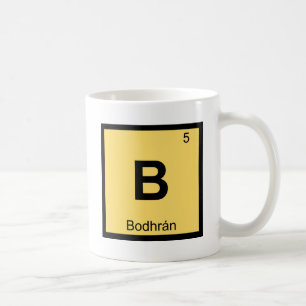 Mug B - Symbole de Tableau périodique de chimie de
