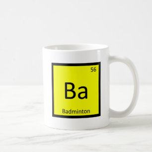 Mug Ba - Tableau périodique de chimie des sports de ba