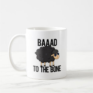 Mug Baaad À L'Os Drôle Pun Mouton Noir Noir