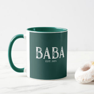 Mug Baba Vert Chasseur Année de création