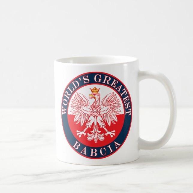 Mug Babcia la plus grande du monde, la Babcia la plus  (Droite)