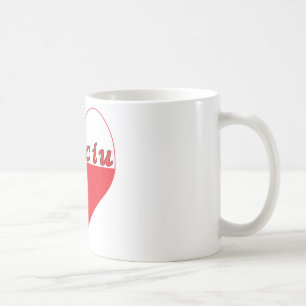 Mug Babciu Coeur polonais