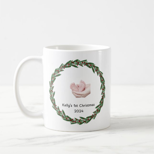 Mug Babies (Kelly’s) 1er Noël personnalisable (Gauche)