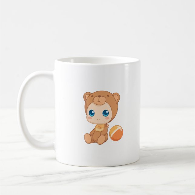 Mug Baby Boy Girl Bear Jumpsuit (Gauche)