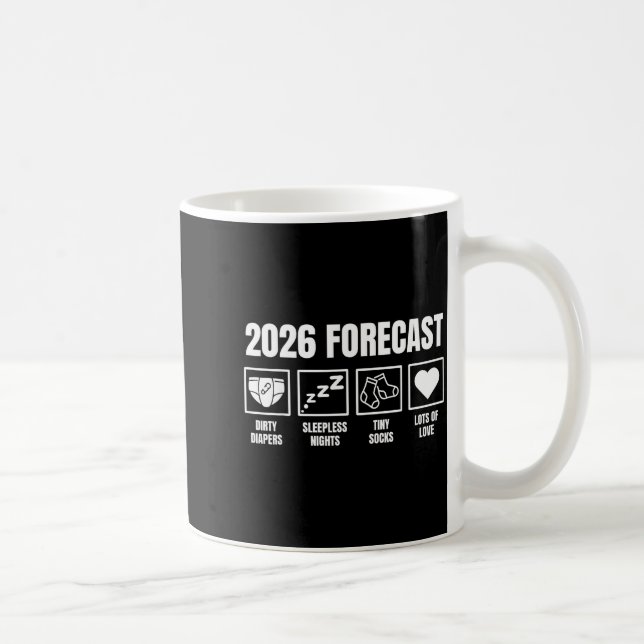 Mug Baby Coming Soon 2026 Pregnancy Announcement Forec (Droite)