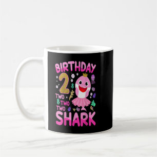 Mug Baby Cute Shark 2e anniversaire garçon fille 2 an 