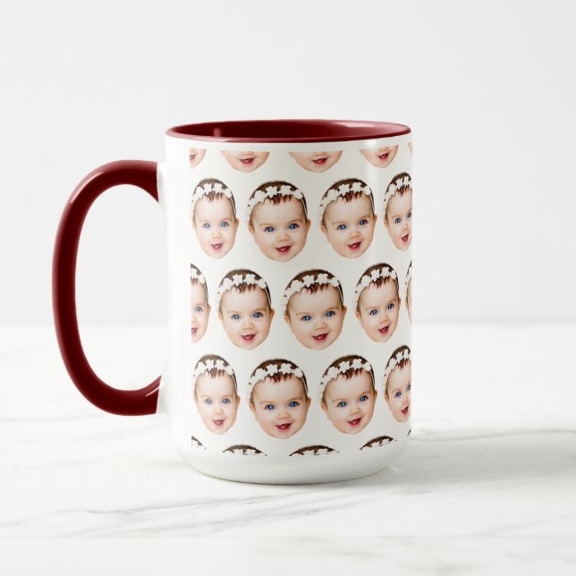 Mug Baby Face Your Dog's, Husband's Funny Gift Ideas (Gauche)