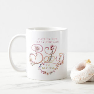 Mug Baby shower Fleur sauvage rose - Dusty Floral Boh