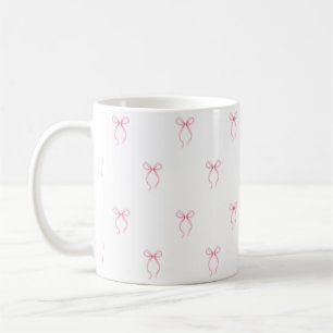 Mug Baby Shower Mariage Ruban Rose